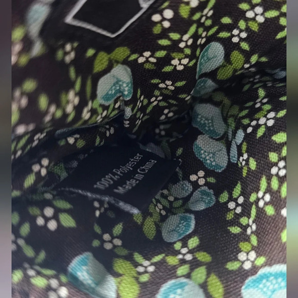 Vera Bradley Espresso Brown Flap ID Holder Wallet Keychain NWOT - Picture 11 of 13